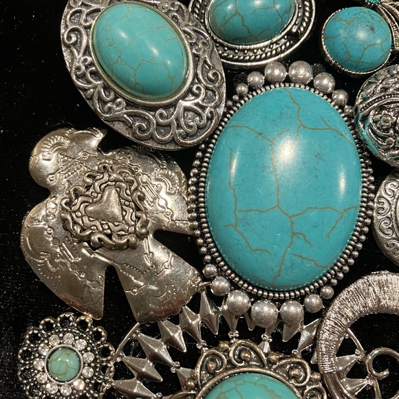 JEWELRY ART COLLAGE IN SOUTHWESTERN STYLE. UNIQUE HANDMADE OOAK GIFT ๐ - Picture 9 of 9